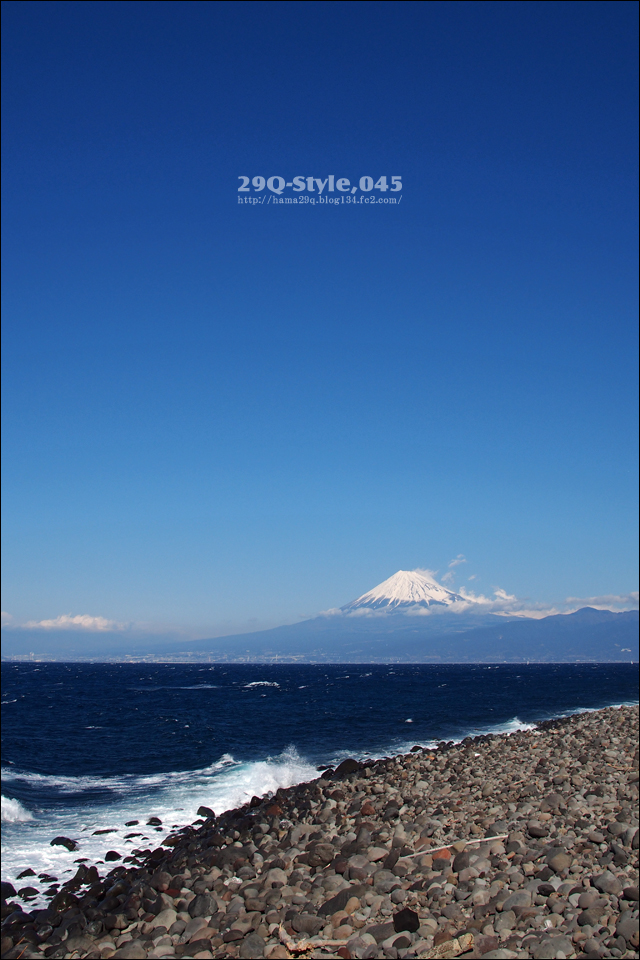 御浜岬：富士山