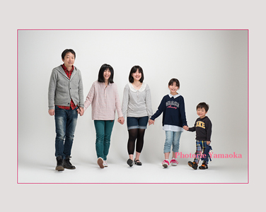 家族写真　新潟市　毎年ファミリー