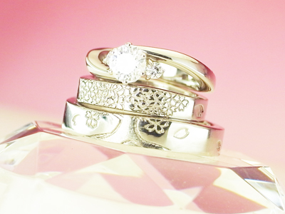 婚約指輪　桜
