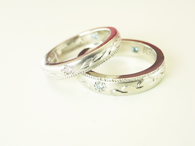 結婚指輪　空　海