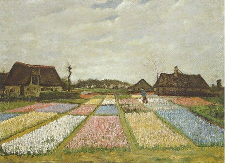 ゴッホ「オランダの花壇」