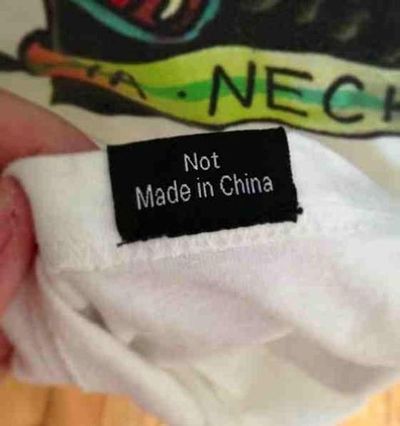中国製ではない